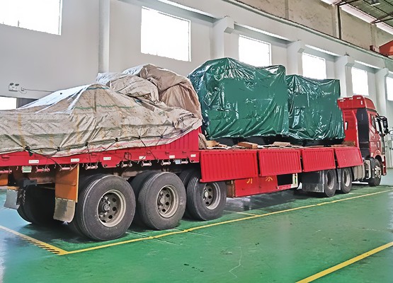 两台1045KW功率的发动机动力总成于2020年9月发货