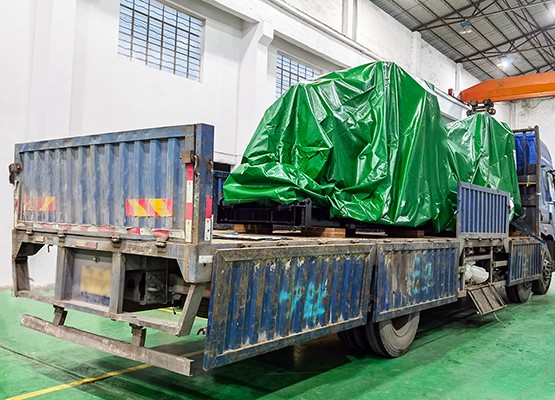 两台GUP-Q19E600P(功率为447KW, 带离合器)发动机动力总成于2022年2月发货