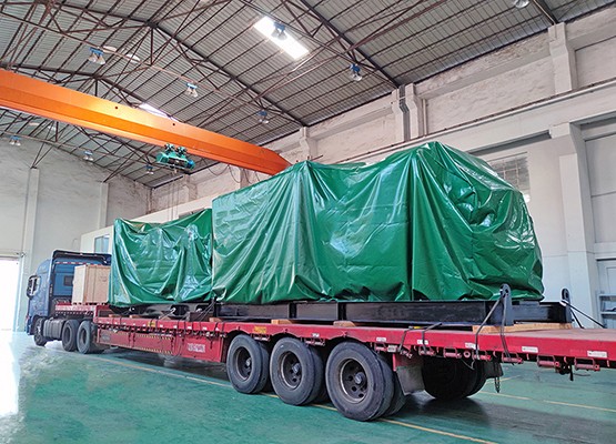 一台GUP-50E2250F(功率为1679KW)卧式发动机动力总成于2023年1月发货